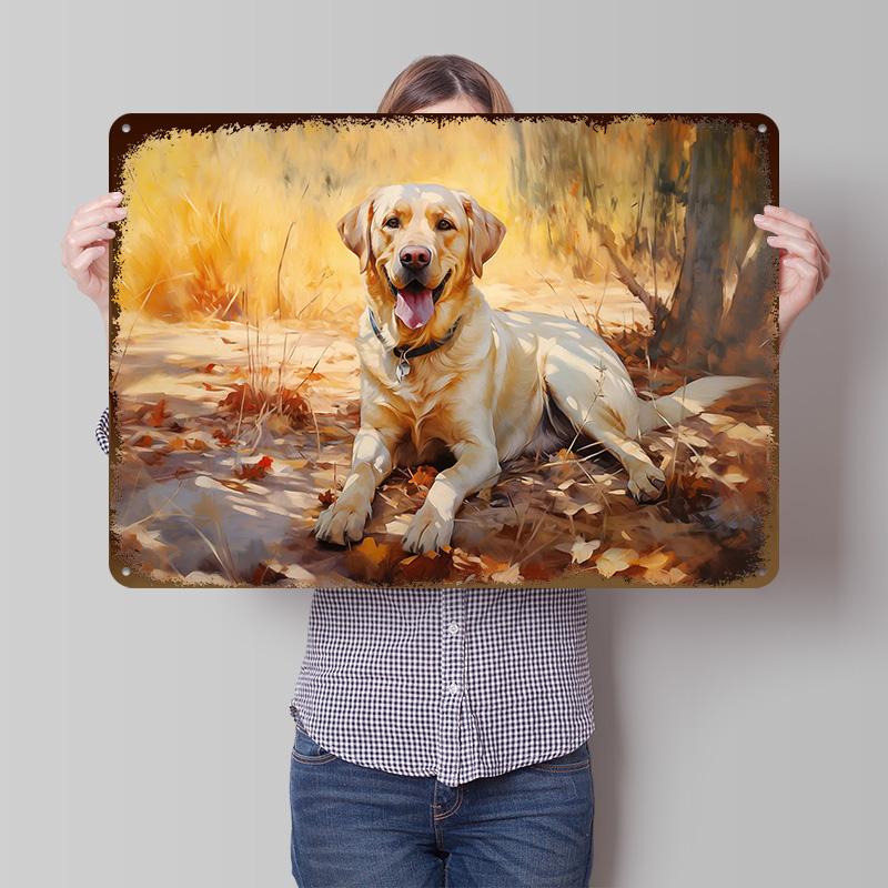 Retro Gaming Bar - Poster Giallo Lab Personalizzato, Targhe Metalliche
