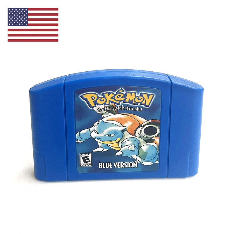 Retro Gaming Handhelds - Versione USA NTSC Inglese Pokemon Blu