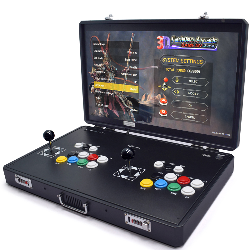 Retro Gaming Desk - Console Arcade LCD Pandora H3 da