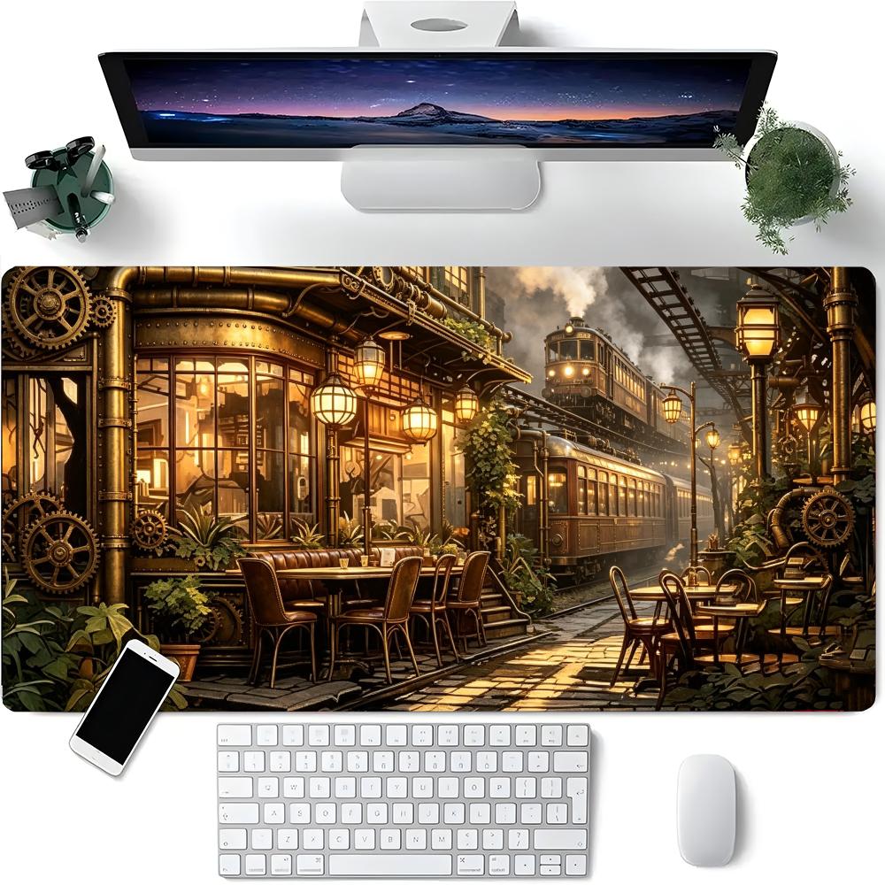 Retro Gaming Desk - Tappetino da Scrivania Stile Industriale Retrò