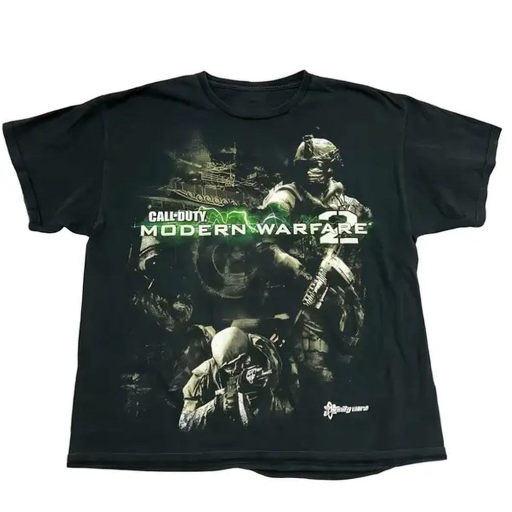 Retro Gaming T Shirt - T-shirt Modern Warfare 2, maglietta COD