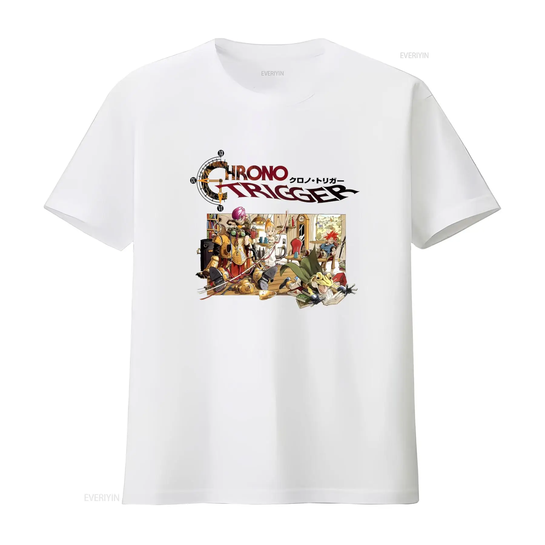 Retro Gaming T Shirt - Maglietta con logo del videogioco Chrono