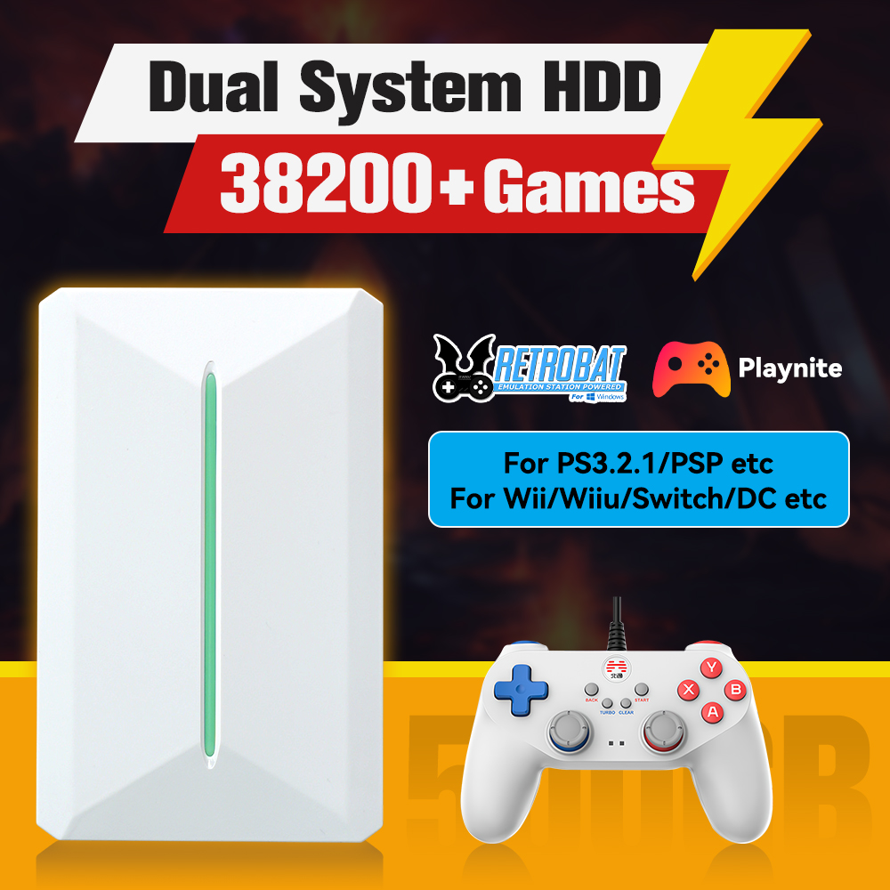 Retro Gaming Ps2 - Retrobat&Playnite System HDD Console di gioco