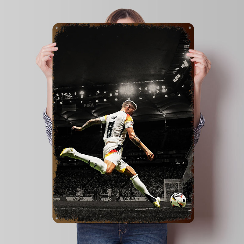 Retro Gaming Bar - Kroos Poster in banda stagnata Personalizzato