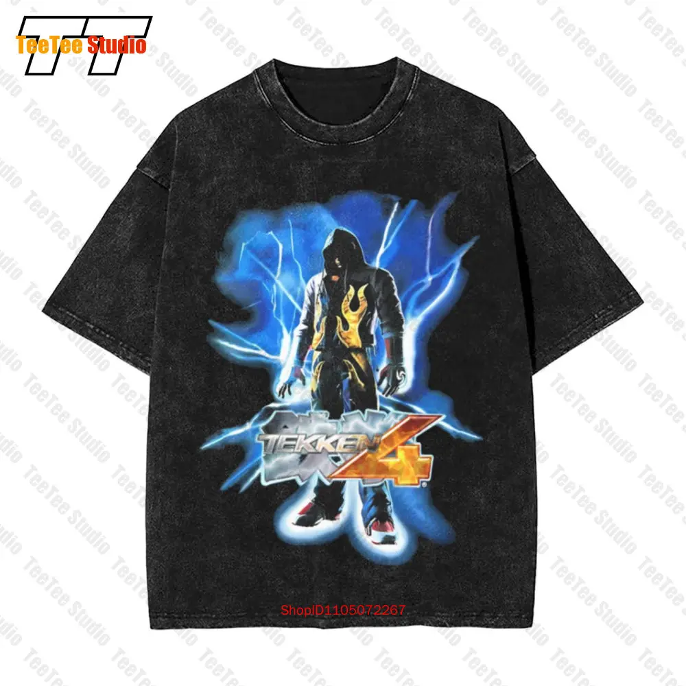 Retro Gaming T Shirt - T-shirt vintage oversize Tekken 4 Namco