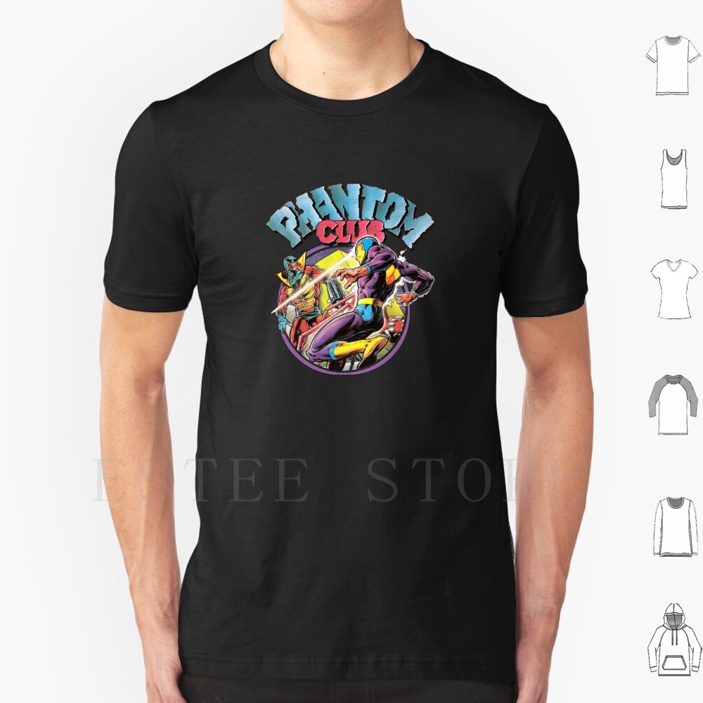 Retro Gaming T Shirt - Maglietta Phantom Club-Badge fai da te,