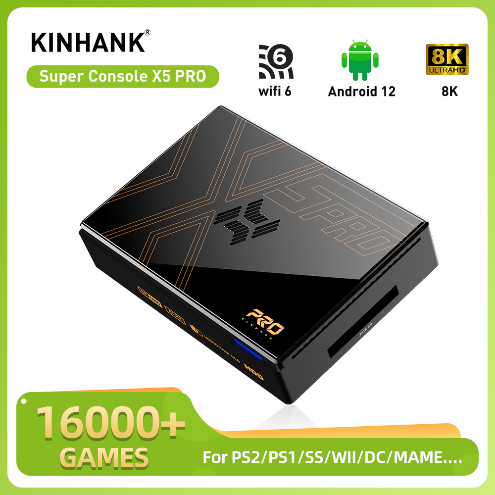 Retro Gaming Ps2 - KINHANK Super Console X5 PRO Console