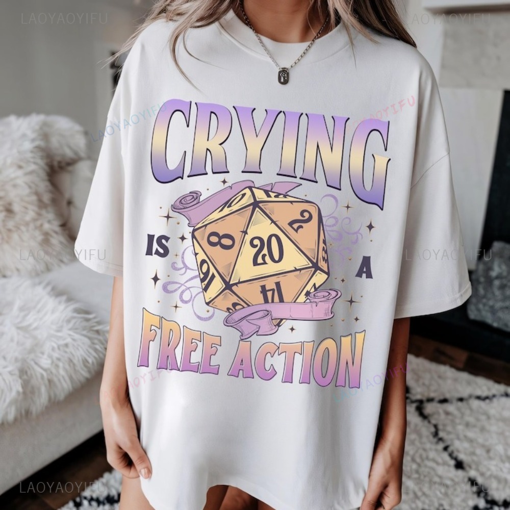 Divertente DnD Piangere È Una  - Retro Gaming T Shirt recensione e prezzo