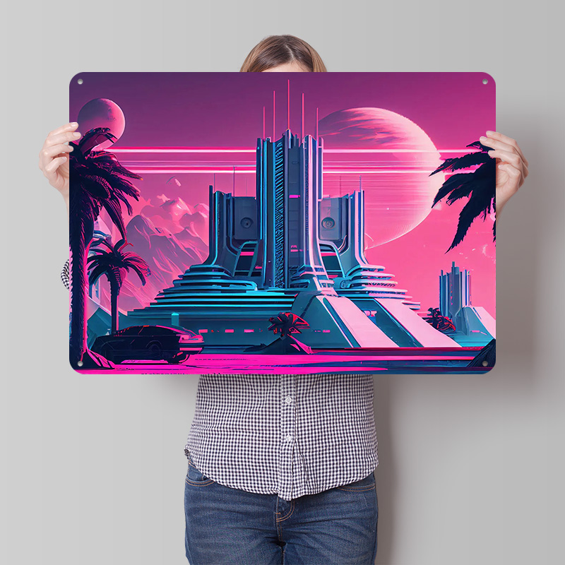 Poster in Metallo 3D Personali - Retro Gaming Vibe recensione e prezzo