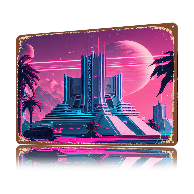 Poster in Metallo 3D Personali - Retro Gaming Vibe recensione e prezzo