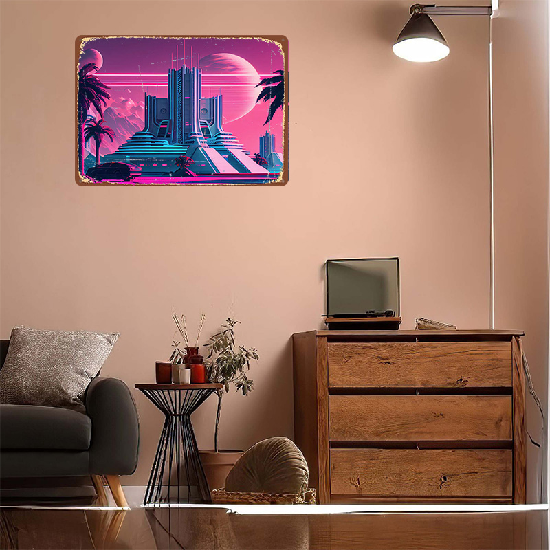 Poster in Metallo 3D Personali - Retro Gaming Vibe recensione e prezzo
