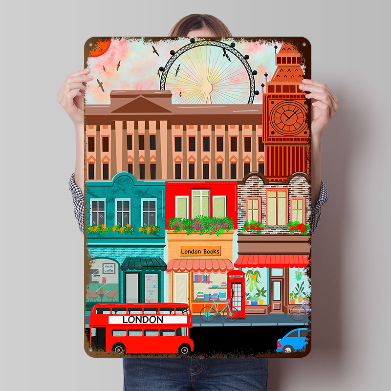 Poster in Latta di Londra, Art - Retro Gaming London recensione e prezzo