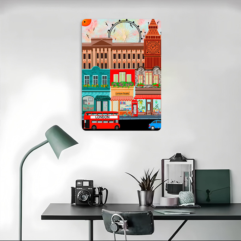 Poster in Latta di Londra, Art - Retro Gaming London recensione e prezzo