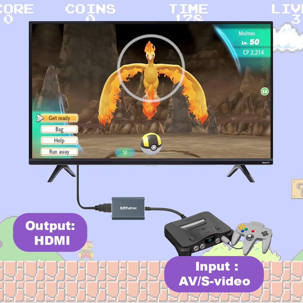 Bitfunx 720P Adattatore Svideo - Retro Gaming Handhelds recensione e prezzo