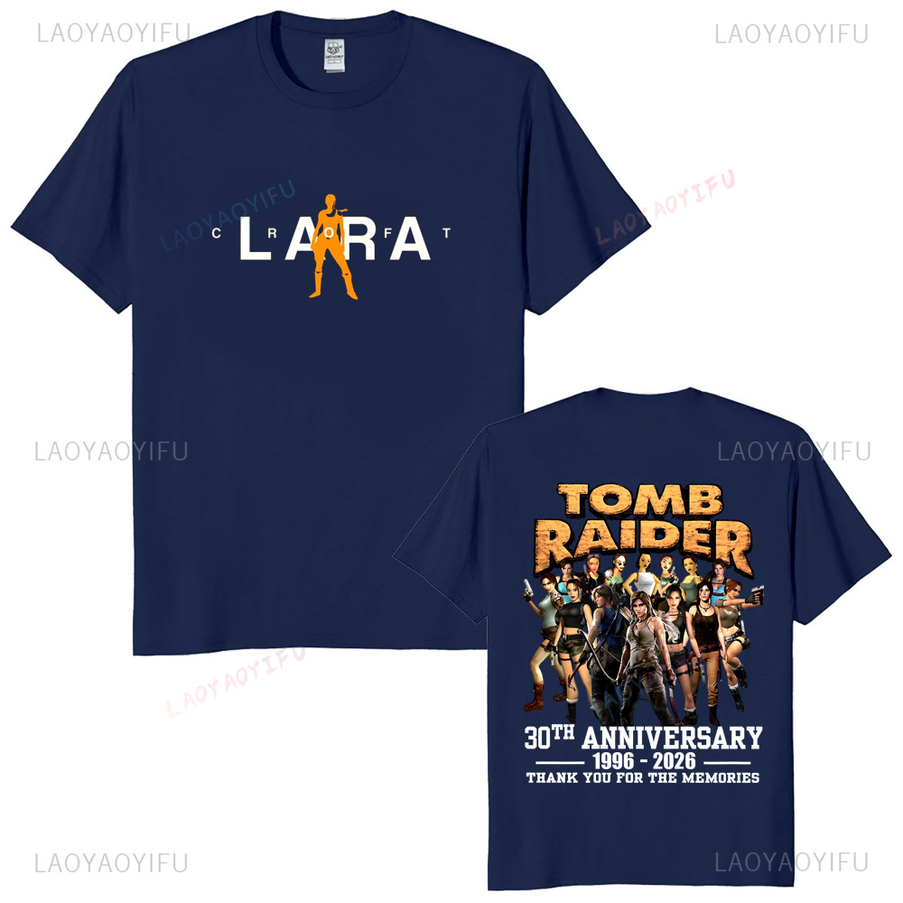 Tomb Raider 30th Anniversary T - Retro Gaming T Shirt recensione e prezzo