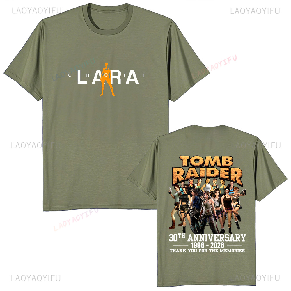 Tomb Raider 30th Anniversary T - Retro Gaming T Shirt recensione e prezzo