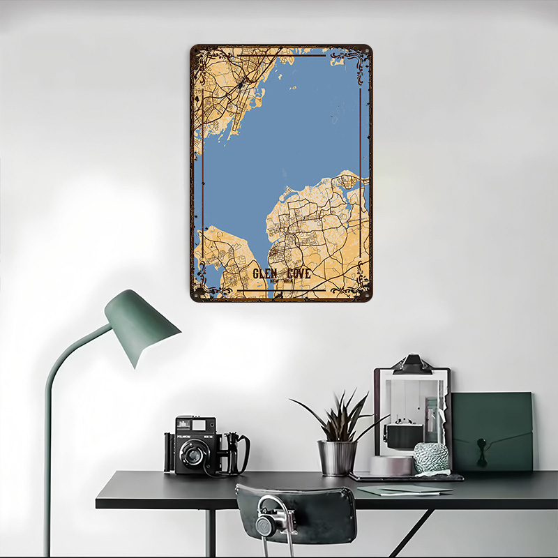 Poster in Latta con Mappa di G - Retro Gaming York recensione e prezzo