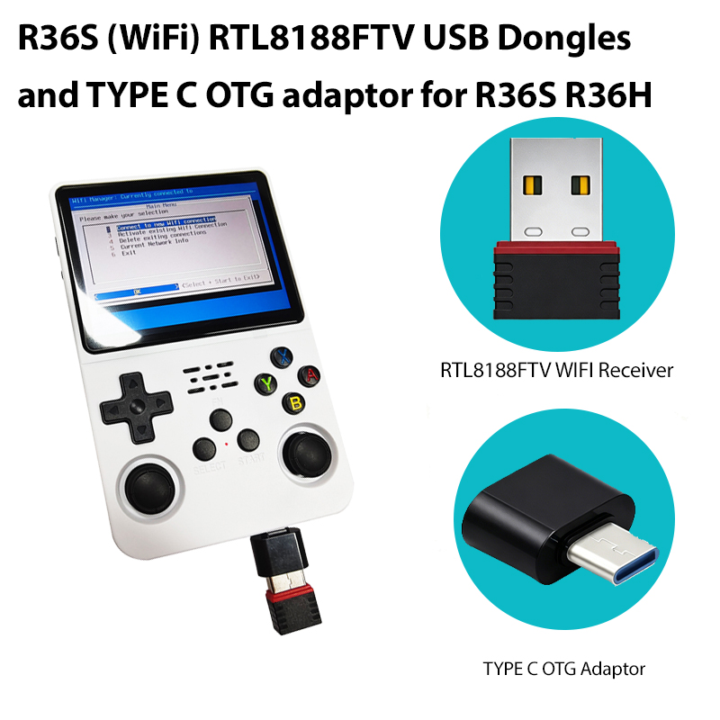 2026 R36S (WiFi) Dongle USB RT - Retro Gaming Handheld 2026 recensione e prezzo