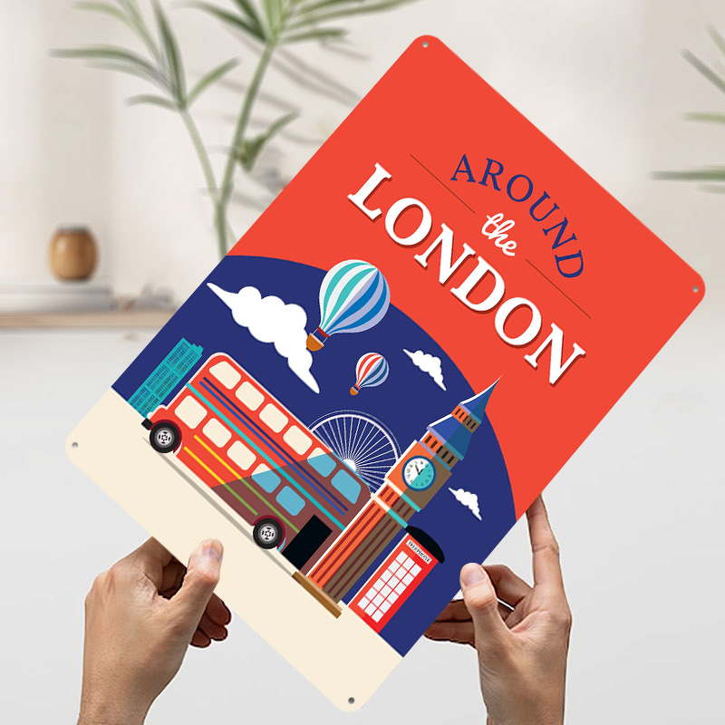 Poster Metallico 'Around the L - Retro Gaming London recensione e prezzo