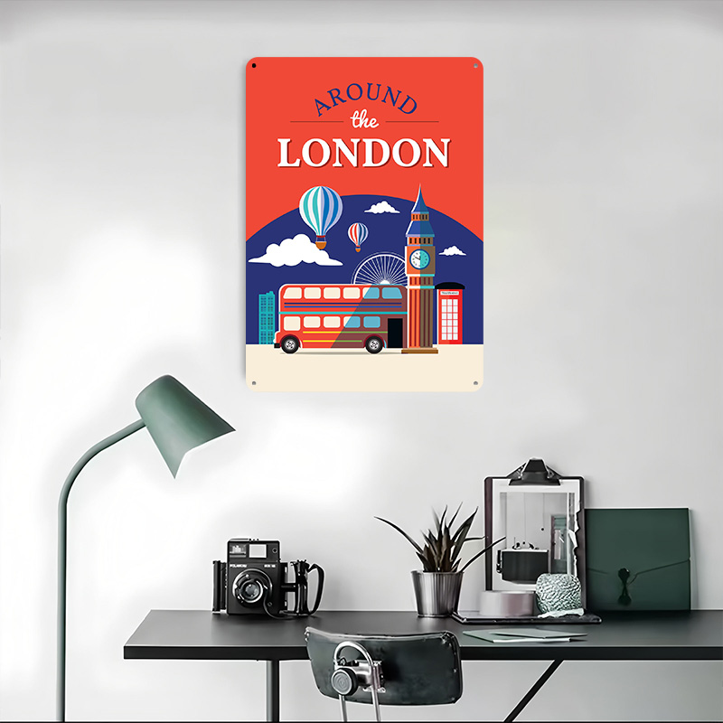 Poster Metallico 'Around the L - Retro Gaming London recensione e prezzo