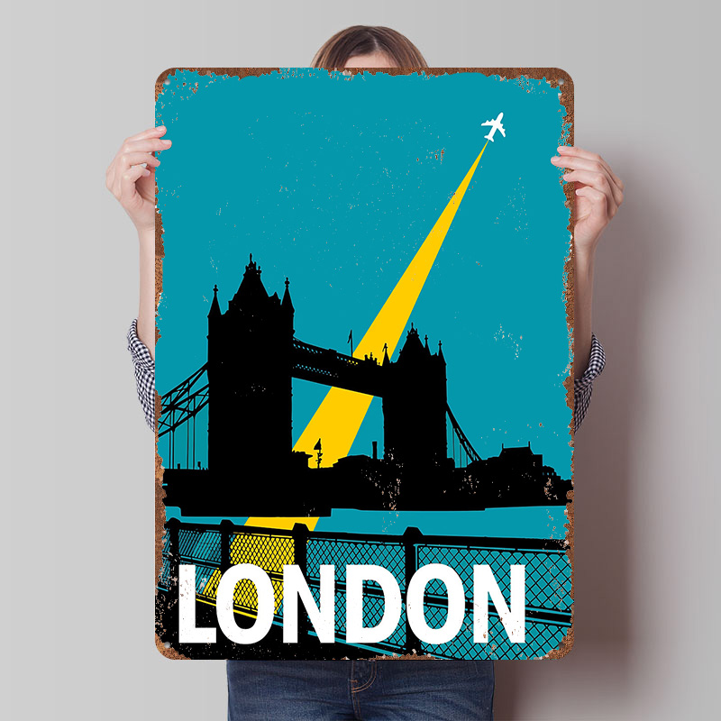Poster in Metallo del Tower Br - Retro Gaming London recensione e prezzo