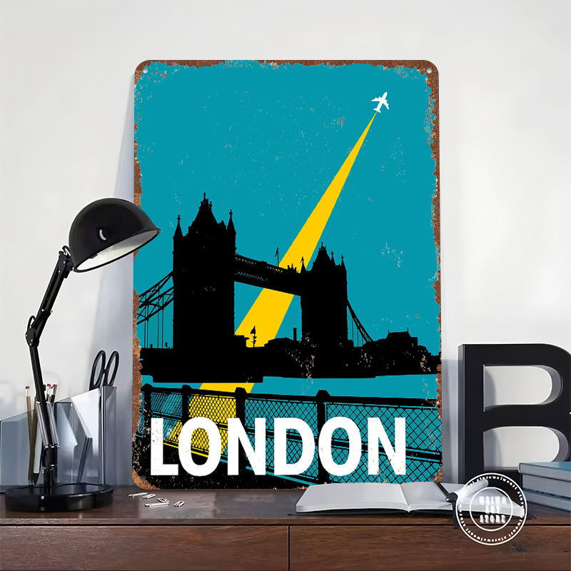 Poster in Metallo del Tower Br - Retro Gaming London recensione e prezzo