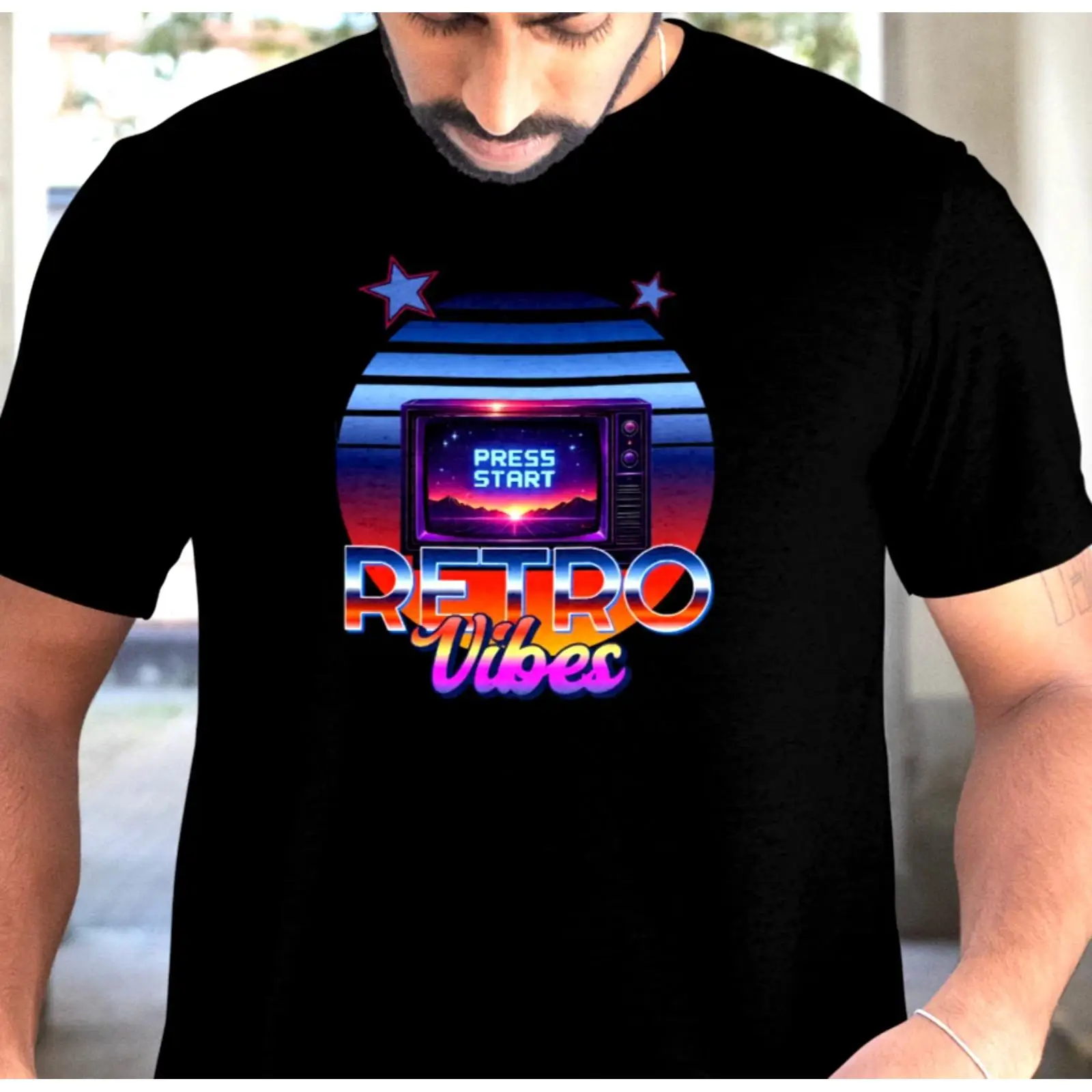 T-shirt Neon Gaming Retrò Anni - Retro Gaming Vibe recensione e prezzo