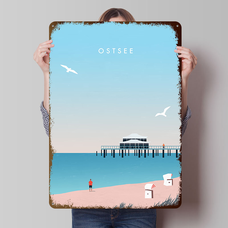 Poster del Mar Baltico, Targhe - Retro Gaming Bar recensione e prezzo