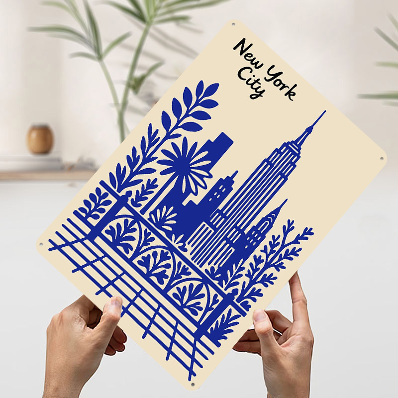 Poster blu di New York City, t - Retro Gaming York recensione e prezzo