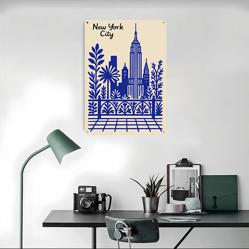 Poster blu di New York City, t - Retro Gaming York recensione e prezzo
