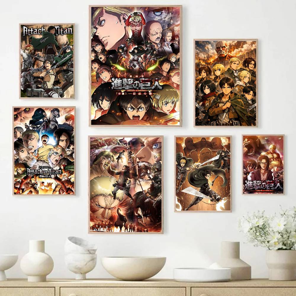 Poster Adesivi di Attack on Ti - Retro Gaming Bar recensione e prezzo