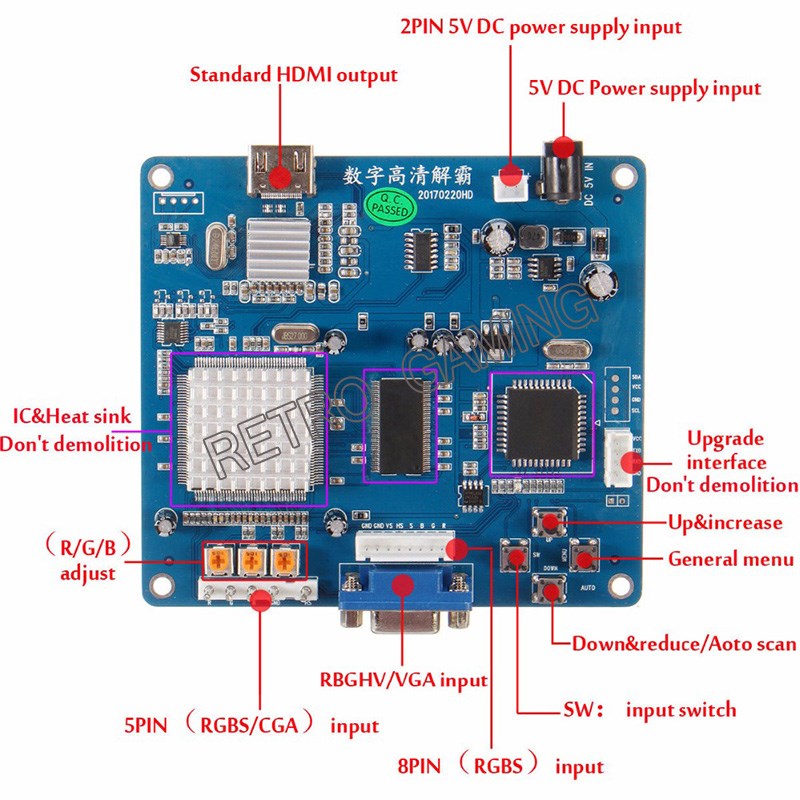 Convertitore da CGA a HDMI, Sc - Retro Gaming Store recensione e prezzo